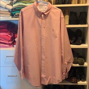 Like new Men’s Ralph Lauren Oxford, light red